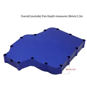 LCA016-BLUE ANNX Billet Oil Pan Up 1300 Gsxr Suzuki Hayabusa