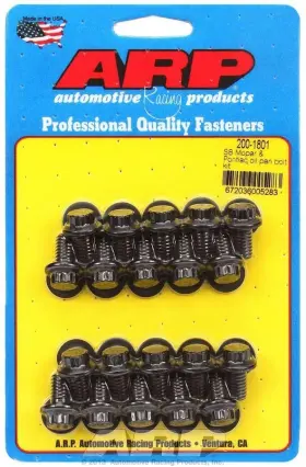 200-1801 ARP Oil Pan Bolt Kit Sbm