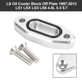 4.8L ARTUDATECH Ls Oil Cooler Block Plate Lsx LS1 LS3 LS6