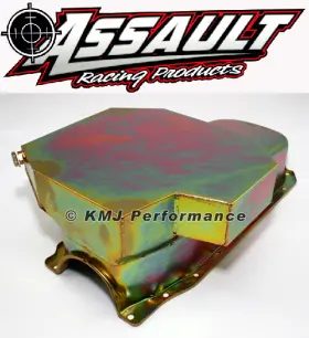 A7201Z ASSAULT RACING PRODUCTS Block Champ Zinc Oil Pan Rear