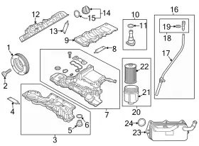 079103602CF AUDI Lower Engine Oil Pan #3