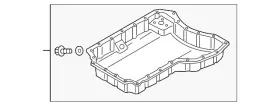 07K-103-602-F AUDI Oil Pan