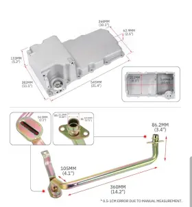 81074 AUTOESSENTIAL Ls Swap Retrofit Engine Pan Kit Gm