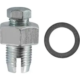 821641117823 AUVECO Single Piggy Drain Plug Zinc Finish