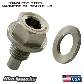 MDP12125 BLACKWORKS RACING Steel Magnetic Oil Drain Plug B2