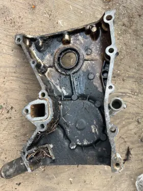 11141276440 BMW Lower Timing Chain Cover M10 E10 #2