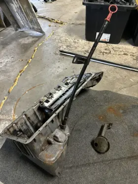 174339225 BMW Oil Pan Sump Dipstick Swap E34 E38 M50 M52 E28