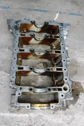 7629928 BMW Engine Bed Plate Upper Oil Pan Griddle F25 F30 #2