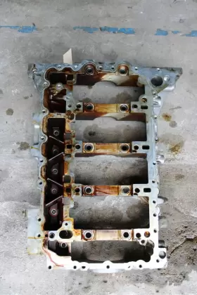 7629928 BMW Engine Bed Plate Upper Oil Pan Griddle F25 F30 #3