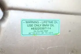 83220397114 BMW Transmission Oil Pan 328I #3