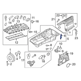 7129904544 BMW OE Engine Oil Pan Stud X5