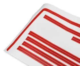 04-523 BROTHERS TRUCKS Paint Stripe Vermillion Carmine Kit #3