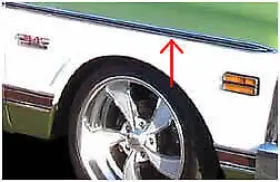 MF01000 BROTHERS TRUCKS Fender Molding Upper Left Right