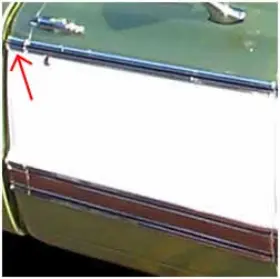 MF050LH BROTHERS TRUCKS Molding Upper Left