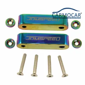 B064-HR2NE CARMOCAR Neo Cnc Billet Hood Vent Spacer Riser Kit