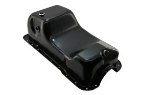 Cfr Performance Hz-9754-pbk-dmg Black Steel Oil Pan Fits 1979-1993 Ford 5.0l Mustang And Fox Chassis Blem