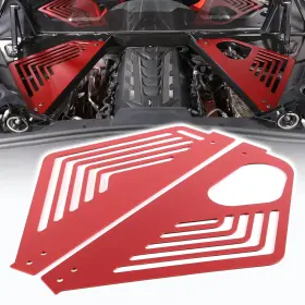 C8-JCCG2 CHEAYAR Alloy Rear Engine Covers Left Right Guards