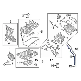68434899AC DODGE OE Engine Oil Dipstick Tube Hornet