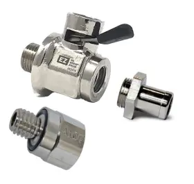 EZ107-A107-H001C EZ OIL DRAIN Valve Adapter Straight Nipple