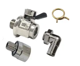 EZ107-A107-L001C-HC58 EZ OIL DRAIN Valve Adapter Elbow Nipple