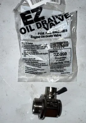 EZ-209 EZ OIL DRAIN VALVE Thread