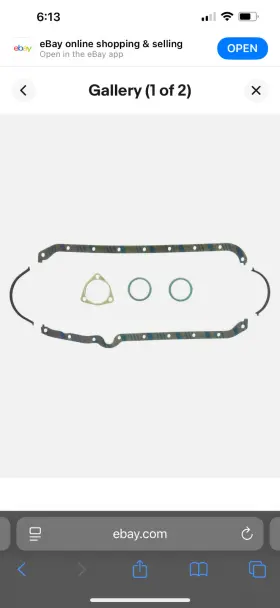 5197 FEL-PRO Engine Oil Pan Gasket Set C-4 Chevy Camaro