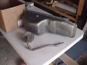 B9A-6675A FORD Block Front Sump Oil Pan Clean