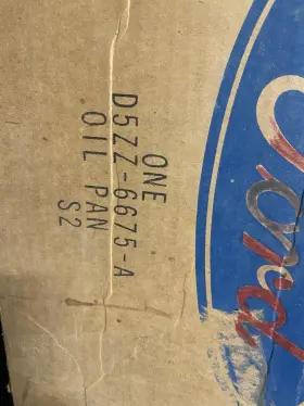 D5ZE-6675-AB FORD Nos Engine Oil Pan 302 Fairlane Mustang #3