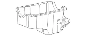 F65Z-6675-CB FORD Oil Pan F-150