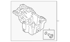 JT4Z-6675-A FORD Oil Pan F-150