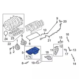 ML3Z-6675-C FORD Oil Pan F-150