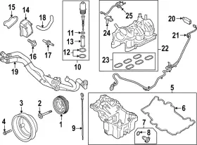 ML3Z-6675-M FORD Oil Pan