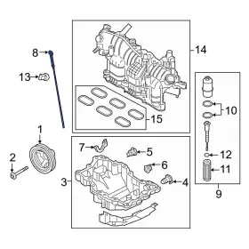 FT4Z6750C FORD OE Engine Oil Dipstick Fusion