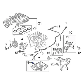 ML3Z6730B FORD OE Engine Oil Drain Plug