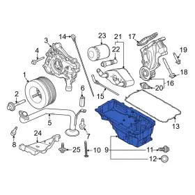 NR7Z6675B FORD OE Engine Oil Pan
