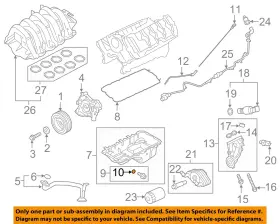 FT4Z6734A FORD OEM Engine Drain Plug Gasket Aviator