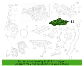 12724346 GM Oil Pan Lower Crankcase Extension