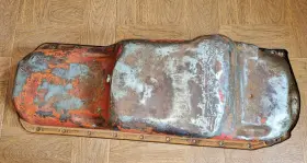 3833057 GM Oil Pan Center Sump 230 250 Chevy #2