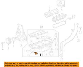 12625298 GM OEM Engine Drain Plug CT5