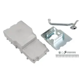 302-90 HOLLEY Cast Rear Sump Oil Pan Coyote Swap Ford