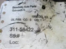 4344107 HONDA Del Oil Pan Vtec #3
