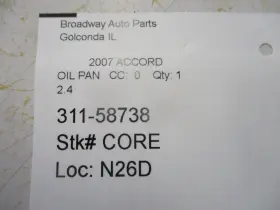 7131071 HONDA Oil Pan Cr-v Accord #3