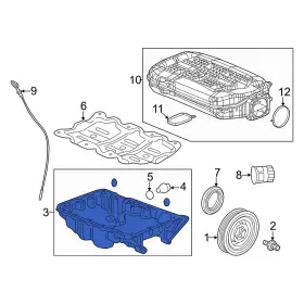 Honda Oe 112006fba00 For Pilot 2023-2025 Engine Oil Pan