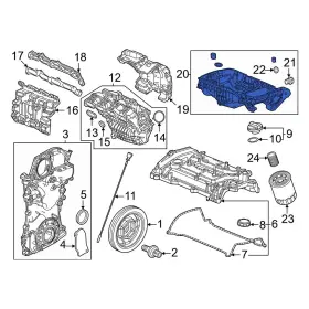 112006MDA01 HONDA OE Engine Oil Pan