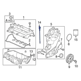 156505A2A04 HONDA OE Engine Oil Dipstick Accord
