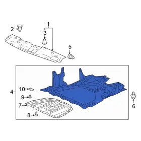 74110TGHA00 HONDA OE Front Engine Oil Drain Plug Access Cover