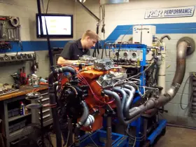 2402286 HP Wedge Engine Carbs Oil Pan Dyno Results #3
