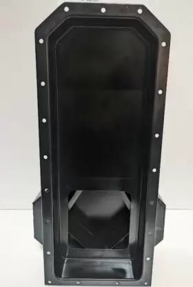 HZ-7579-PBK-DMG HRG Steel Oil Pan Pro Touring Dodge Mopar #2