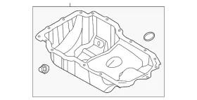 21510-2M000 HYUNDAI Engine Oil Pan