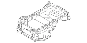 Infiniti 111103gm2b Genuine Engine Oil Pan